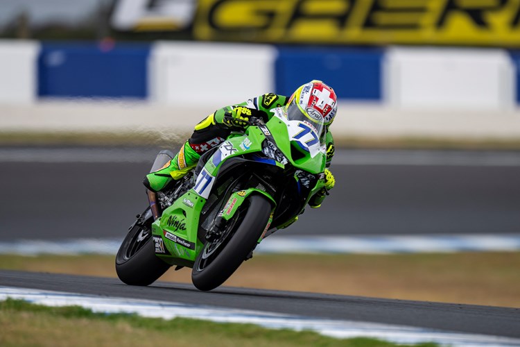 Aegerter at Phillip Island